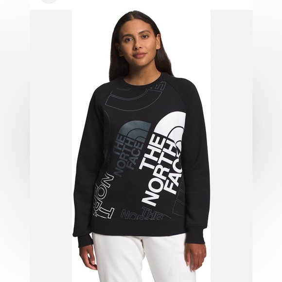 NWT The North Face Wonen’s Graphic Crew Sweatshirt - Picture 1 of 3
